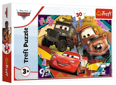 Puzzle Trefl Rozpędzone samochody 30 elementów 18293 (5900511182934)