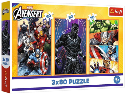 Zestaw Puzzle Trefl Dni pełne akcji 3 x 80 elementów 34883 (5900511348835)