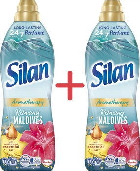 Упаковка ополіскувачів-кондиціонерів для білизни Silan Aromatherapy Relaxing Maldives 770 мл x 2 шт (9000101583298)