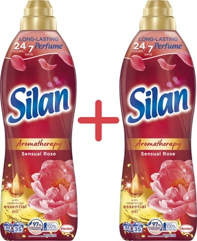 Упаковка ополіскувачів-кондиціонерів для білизни Silan Aromatherapy Sensual Rose 770 мл x 2 шт (9000101583250)