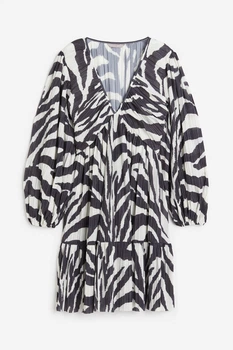 Сукня H&M M біло чорний смужка 4071172513