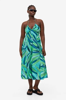 Сарафан H&M XS бирюзово зеленый 4071160706