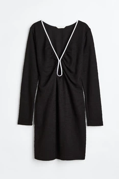 Платье H&M XS черный 26061135042