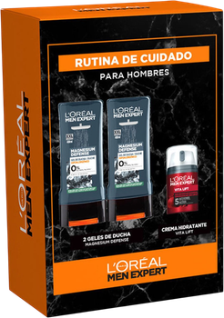 Набір L'Oreal Paris Men Expert Крем для обличчя 50 мл + Гель для душу 2 x 400 мл (8445098343790)