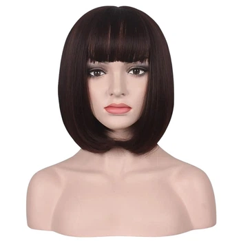 Перука шоколад косплей, синтетичне волосся 2122