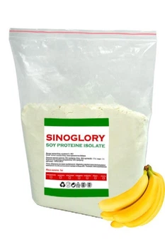 Протеин соевый Sinoglory изолят 90% в порошке 1 кг Банан (33-126-SOY-BANAN)