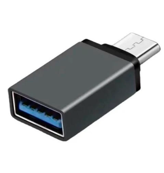 Переходник с usb на type адаптер type c usb черный (5295)