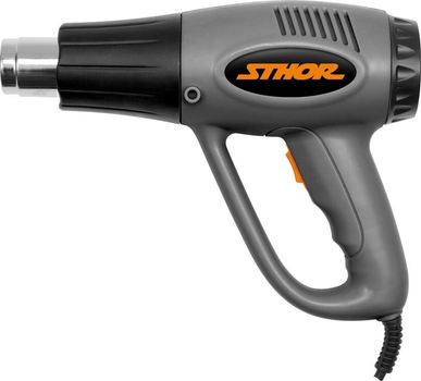 Фен технічний мережевий STHOR 1/2 кВт 2 температурні режими 350/ 550 °C (79320) (5906083793202)