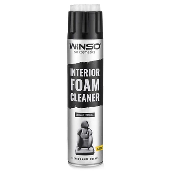 Пінний очищувач текстилю Winso Interior Foam Cleaner 650мл засіб для салону авто видалення забруднень (LI-D_22-O)