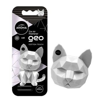Ароматизатор Aroma Car Geo Cat - White Cotton Touch сухой 12057