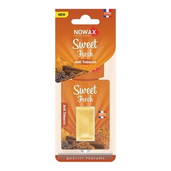 Ароматизатор Nowax Sweet Fresh мембранний антитютюновий для автомобіля рідкий освіжувач повітря (LI-D_22-O)