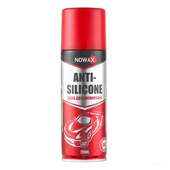 Антисилікон-спрей для знежирення поверхонь Nowax 200ml