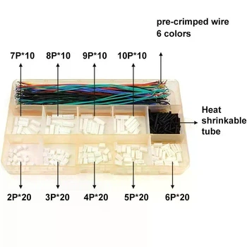 Коннекторы разъемы JST 1.25 мм с кабелями 15см коннектор разъем 1.25 mm Molex PicoBlade