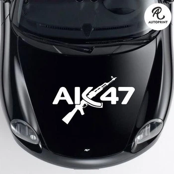 Наклейка на авто Oracal АК 47 Біла 50х30см (NA125-5)