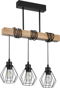 Підвісна люстра DPM SL-3775 3 x E27 Black (5906881231654)