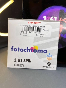 Линза для очков ФОТОХРОМНАЯ Италия DivelItalia 1.61Spin Silken тон Сепия