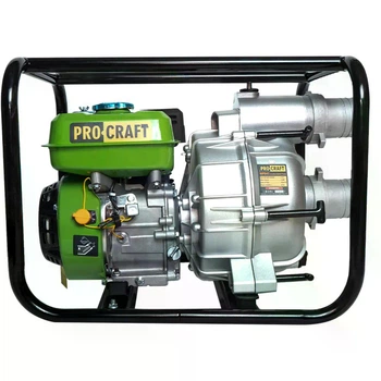 Мотопомпа бензиновая Procraft WPD45 (мощность двигателя 6.5 л, напор 25 м)