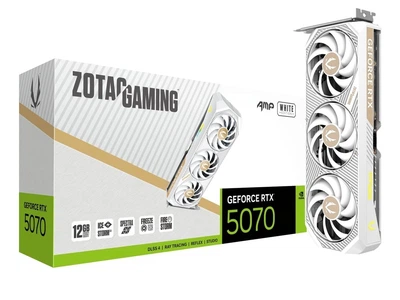 Видеокарта ZOTAC GAMING GeForce RTX 5070 AMP White Edition (ZT-B50700FQ-10P)