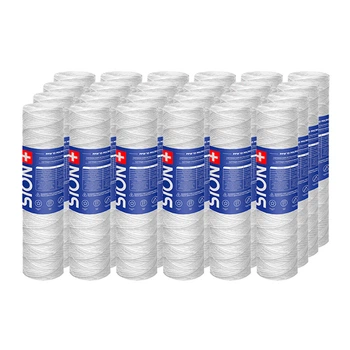 Комплект картриджей Sion 2.5x10 дюйм 10 мкм Белый 24 шт