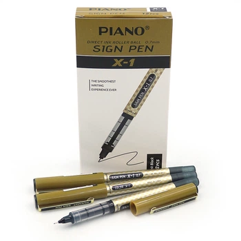 Ручка-ролер Piano X-1 0,7мм Чорна (X-1BK)