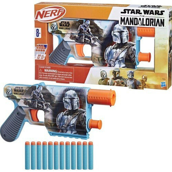 Бластер Hasbro Disney Nerf Disney Nerf Зоряні війни Mandalorian F9834 + 12 Стріл (5010996260666)