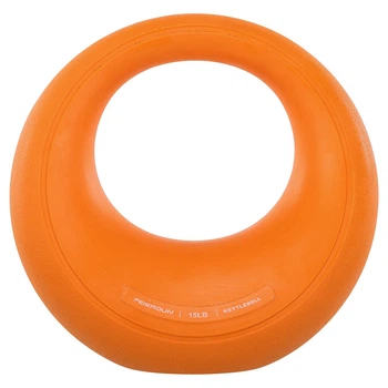 Гиря цельная с TPR покрытием Star Moon SP-Sport SC-80145-15LB вес 6,8 кг Оранжевый