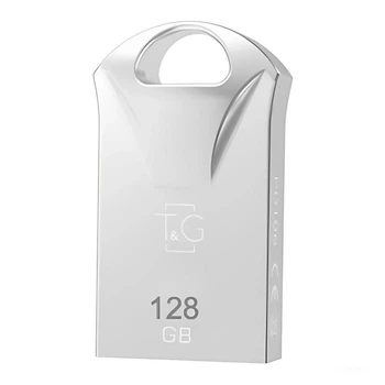 USB флеш-накопичувач 3.0 T&G 128gb Metal 106 Колір Сталевий