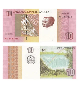 Банкнота Ангола 10 кванза 2012 рік UNC