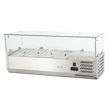 Холодильна вітрина для топінгу GoodFood GF-VRX1200/380-H6C