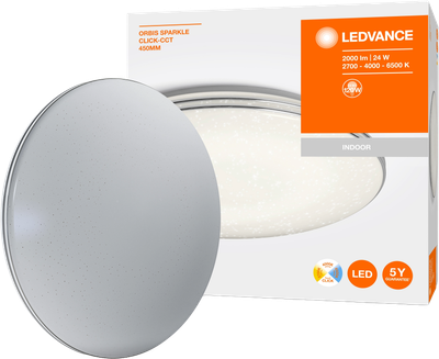 Светильник потолочный LEDVANCE ORBIS Click-CCT 24W 2700-4000-6500К 2000Lm 450мм (4058075259812)