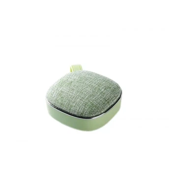 Колонка беспроводная Bluetooth HOCO BS9 Light textile 600 мА·час 3 Вт 9х9х4 см Зелёная