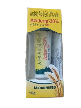 Гель для лица Azelaic Acid Gel 20% 15 г Азидерм гель с азелаиновой кислотой Гель с антимикробным действием