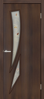 Дверь межкомнатная (полотно) MS DOORS COLORADO орех лесной ПВХ (60) (148091_ms-doors)