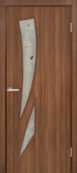 Дверь межкомнатная (холст) MS DOORS COLORADO Миланский Орех ПВХ (60) (148080_ms-doors)
