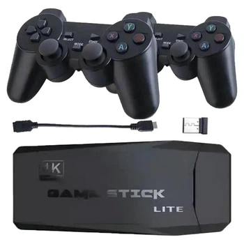 Игровая приставка 64G, два джойстика Game Stick Lite M8 / Игровая консоль для телевизора