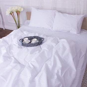 Комплект постільної білизни Mirson Бязь 11-2107 White 2х143х210 см (2200000950802)