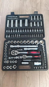Універсальний набір торцевих головок з тріскачкою SWISS KRAFT TOOLS KS-108pcs TOOL SET