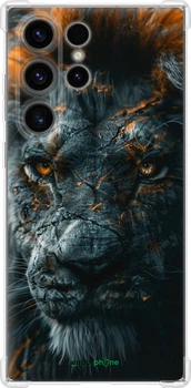 Чехол на Samsung Galaxy S24 Ultra Пламенный лев "6153sp-3389-70447"