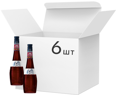 Упаковка лікерів Bols Cherry Brandy 24% 0.7 л х 6 шт (08716000076663)