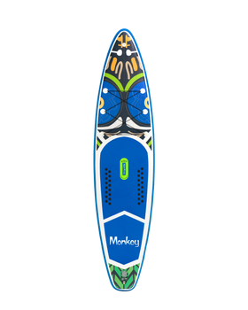 SUP-дошка надувна Funwater 11'6" Monkey 350х84х15 см Турингова з веслом та аксесуарами Комплект 9в1