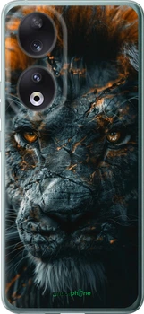 Чехол на Huawei Honor 90 Пламенный лев "6153u-3088-70447"