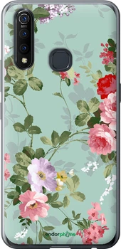 Чехол на Vivo Z5X Цветочные обои 2 "862u-1765-70447"