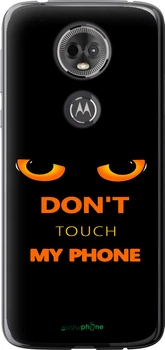Чехол на Motorola Moto E5 Plus Don't touch the phone "4261u-1412-70447"