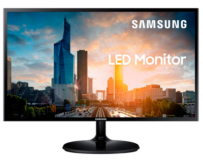 Монитор 23.5" LED PLS, Samsung S24F350F, 1920 x 1080 (FullHD), 4 мс, 16:9, VGA, HDMI Б/У