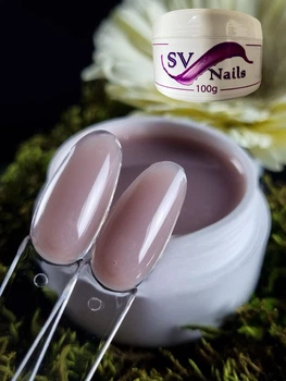 Гель Acrilic SVN 8 камуфлюючий 100гр, гель моделюючий та самовирівнювальний , гель для нарощування нігтів та зміцнення, акрігель, твердий гель