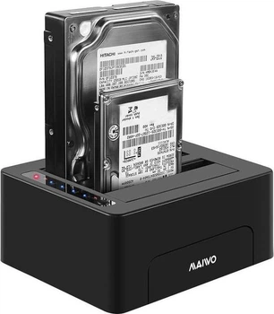 Док-станция Maiwo для двух SSD/HDD 2.5/3.5" SATA-USB 3.0 (K3082)
