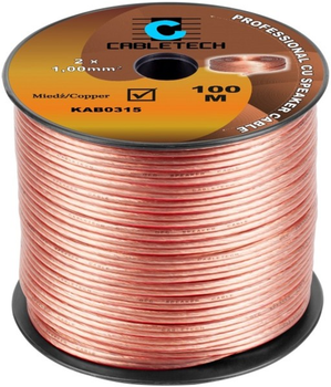 Przewód głośnikowy Cabletech 2 x 1 mm² 100 m (5901436707738)