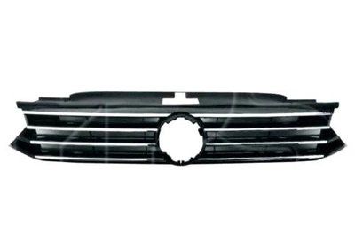 Решетка радиатора VW PASSAT 15- EUR (B8) глянец с хром. молдингами (FPS). 3G0853651B