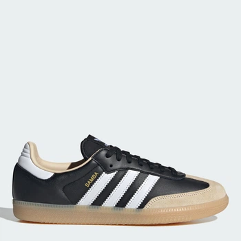 Жіночі кеди шкіряні низькі Adidas Samba Og JS3832 36.5 (4UK) 22.5 см Cblack/Ftwwht/Gum3 (4068801286746)