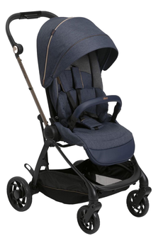 Прогулянкова коляска дитяча Chicco One4Ever Denim Shine Темно-синя (8058664176809)